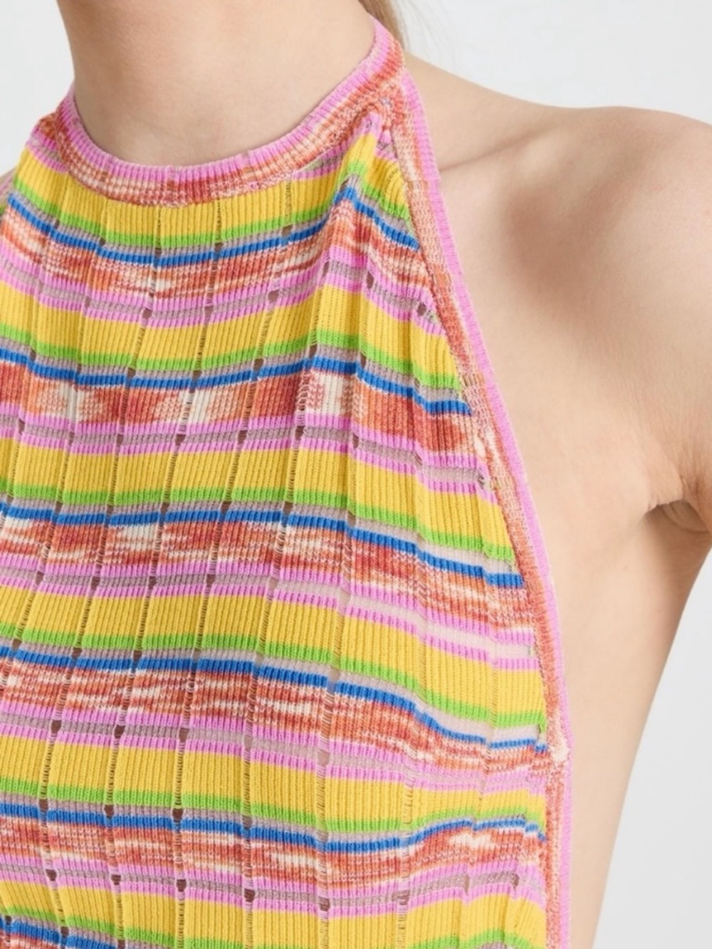 NWT Solid & Striped Multi Color Kelly Knit Midi Dress XS